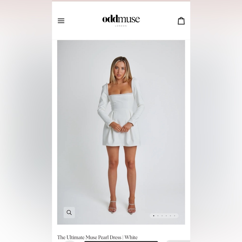 Brides! White Pearl Odd Muse Dress